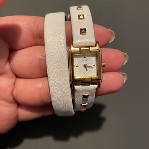 Women’s Guess Leather Bracelet Watch